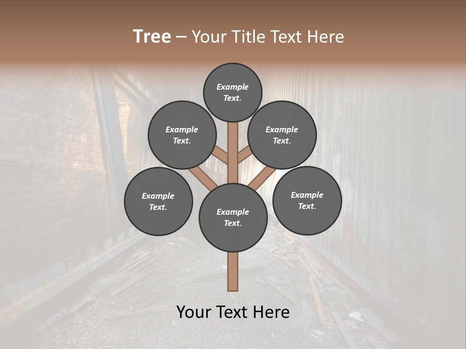 Shelter Broken Industrial PowerPoint Template