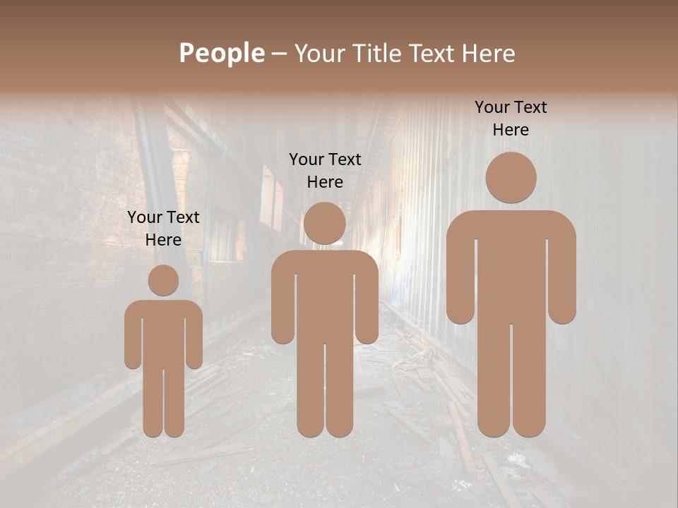Shelter Broken Industrial PowerPoint Template