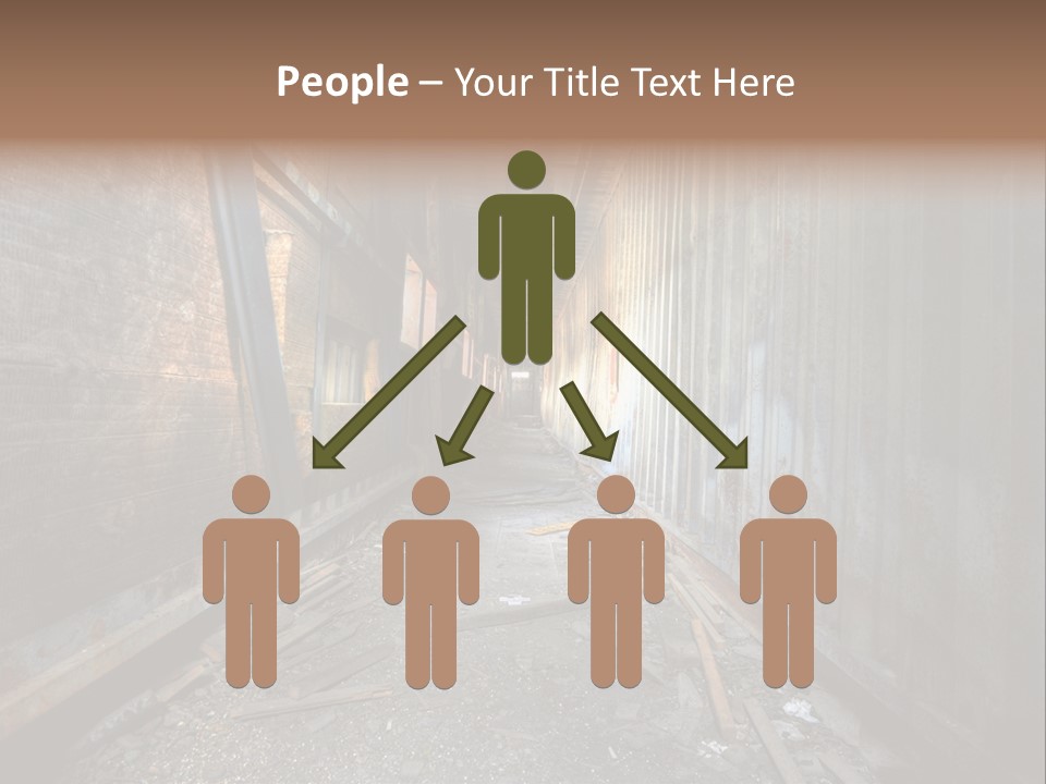 Shelter Broken Industrial PowerPoint Template