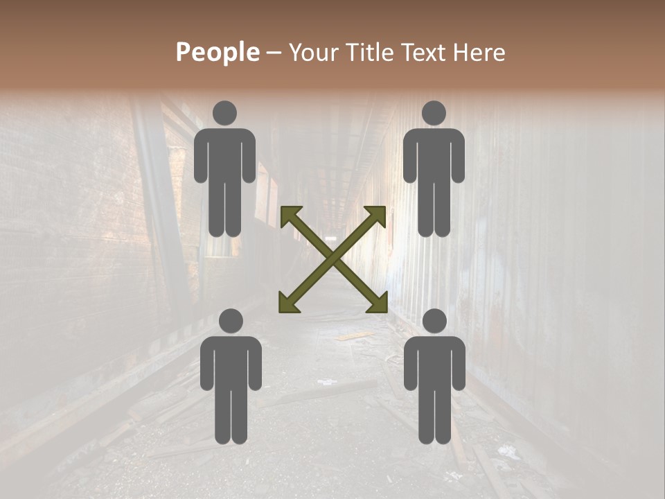 Shelter Broken Industrial PowerPoint Template