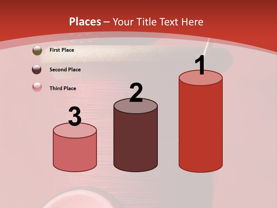 Sewing Closeup Spool PowerPoint Template