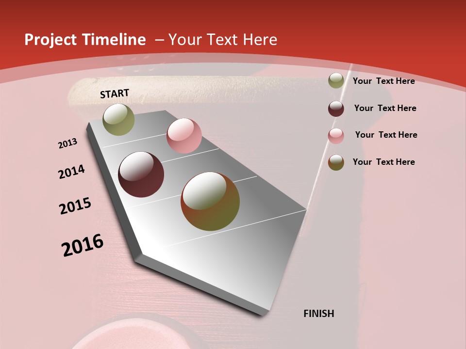 Sewing Closeup Spool PowerPoint Template