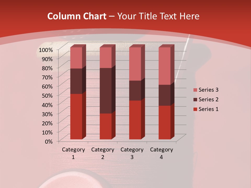 Sewing Closeup Spool PowerPoint Template