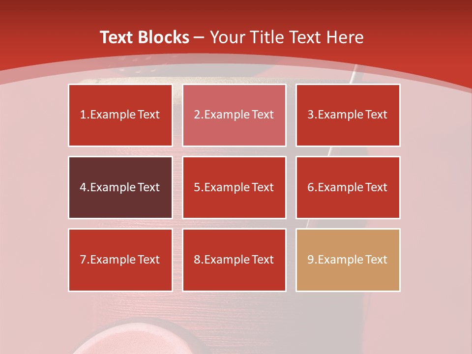 Sewing Closeup Spool PowerPoint Template