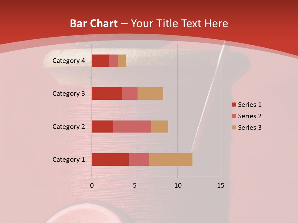 Sewing Closeup Spool PowerPoint Template