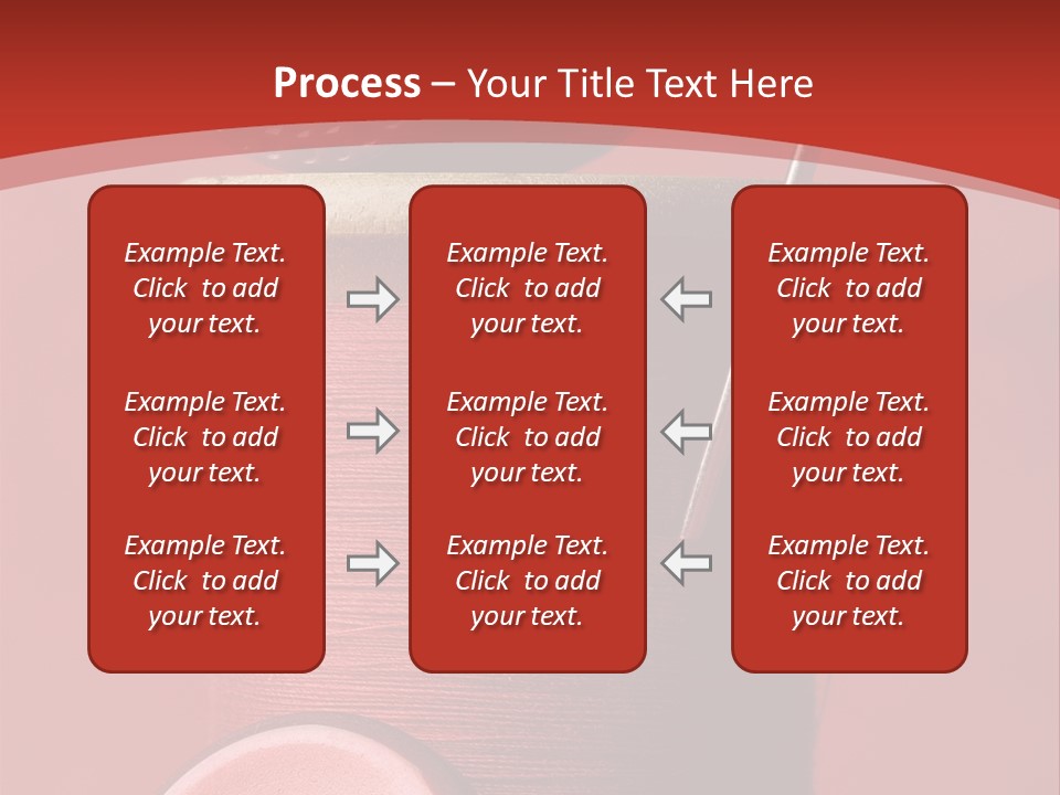 Sewing Closeup Spool PowerPoint Template