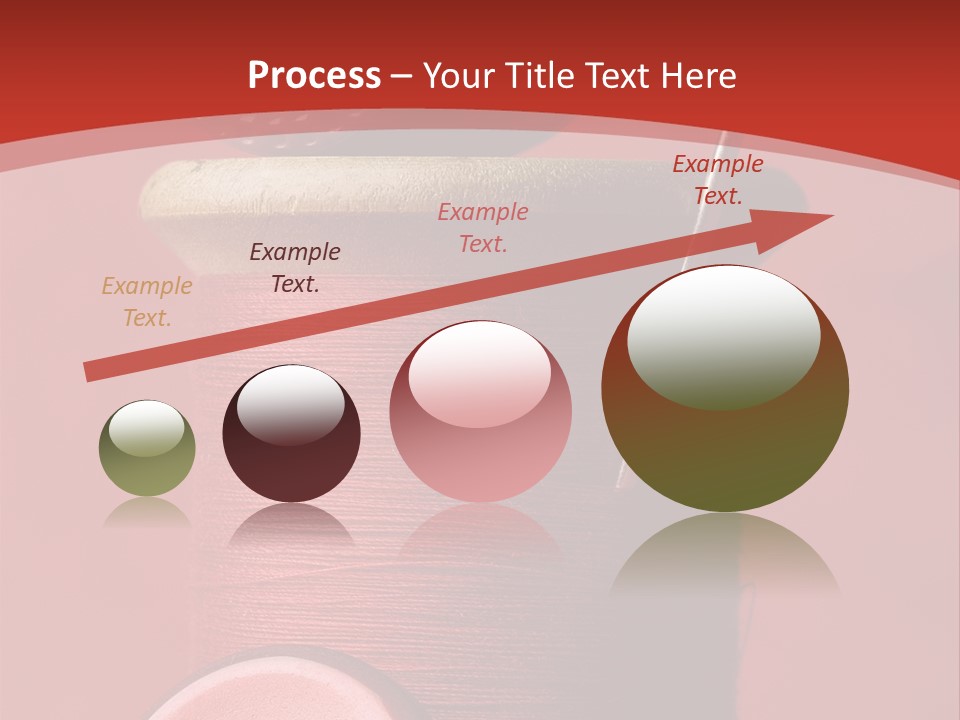 Sewing Closeup Spool PowerPoint Template