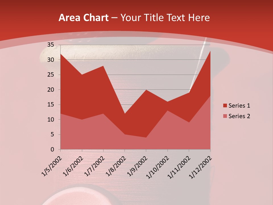 Sewing Closeup Spool PowerPoint Template