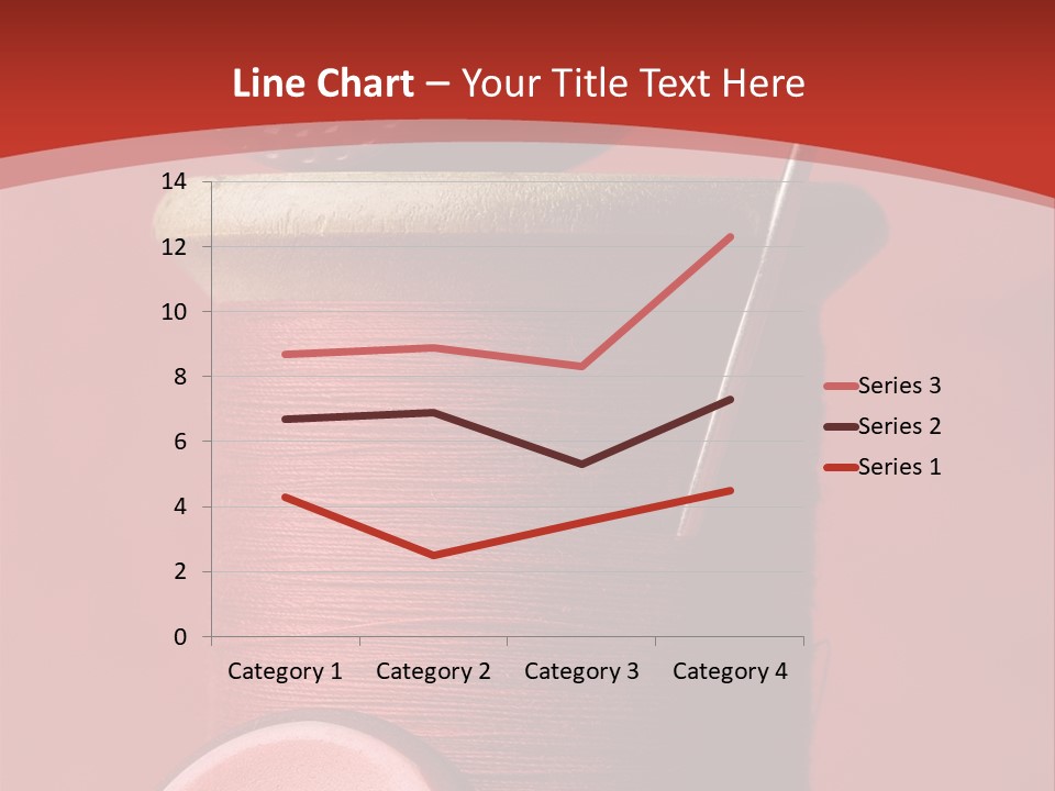 Sewing Closeup Spool PowerPoint Template