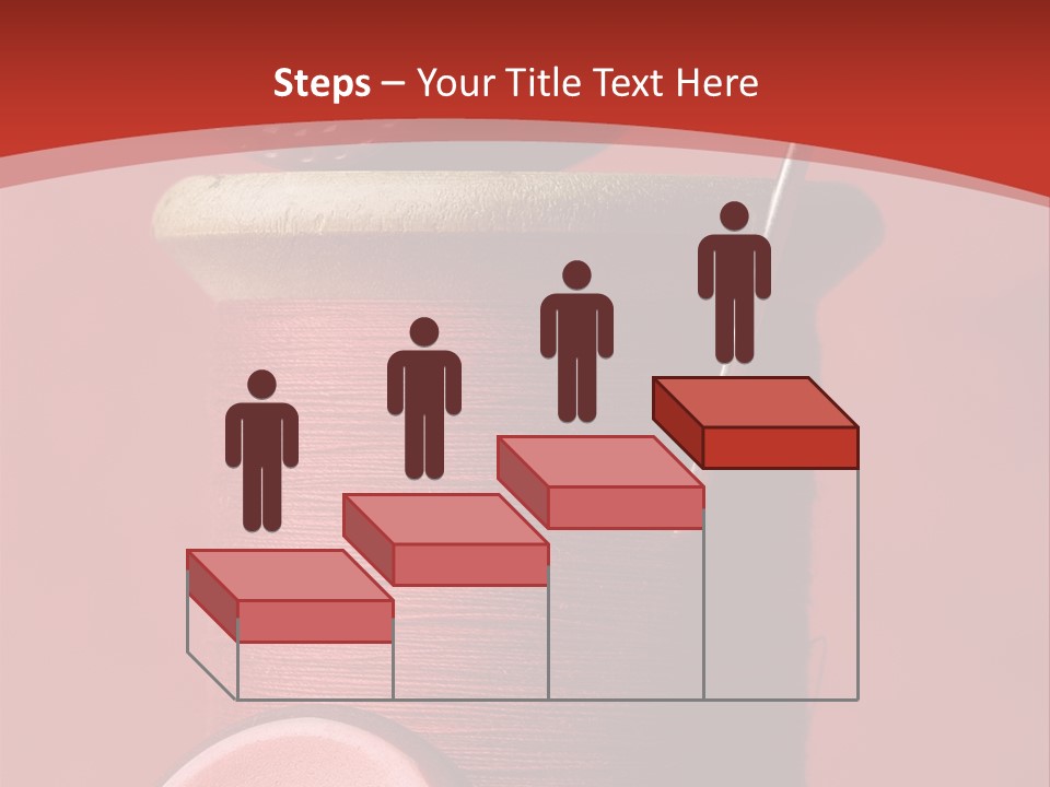 Sewing Closeup Spool PowerPoint Template