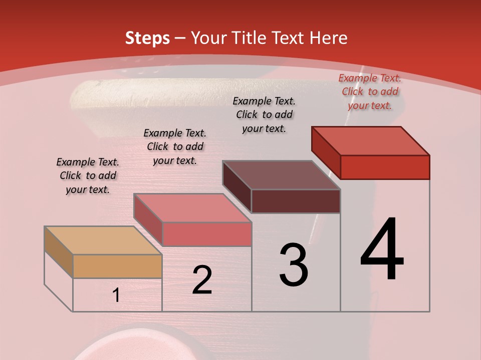 Sewing Closeup Spool PowerPoint Template
