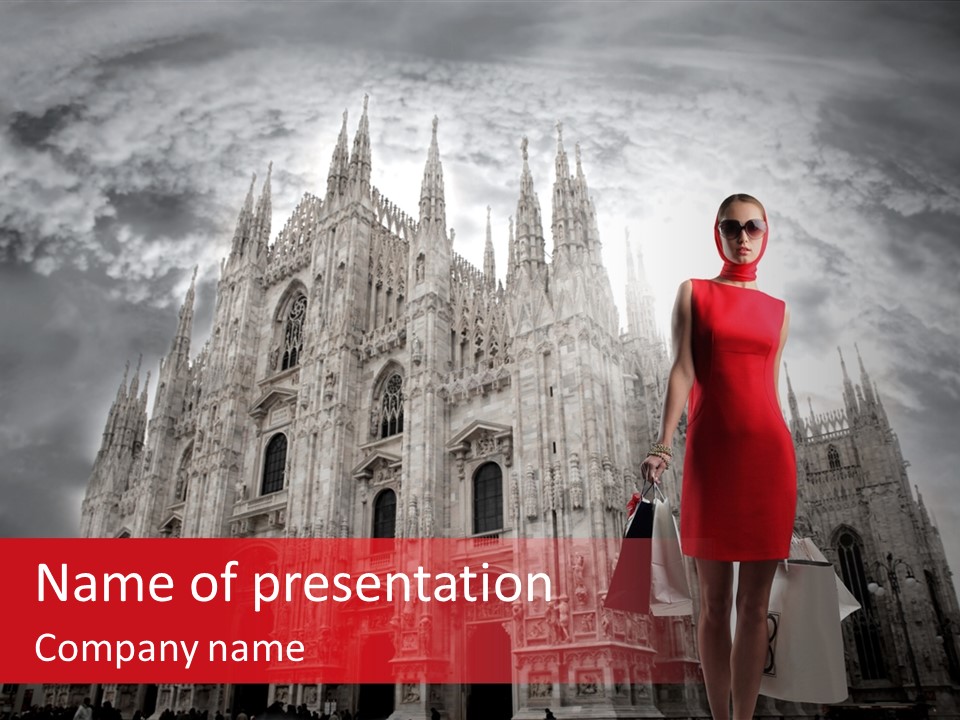 Milano Shopping PowerPoint Template