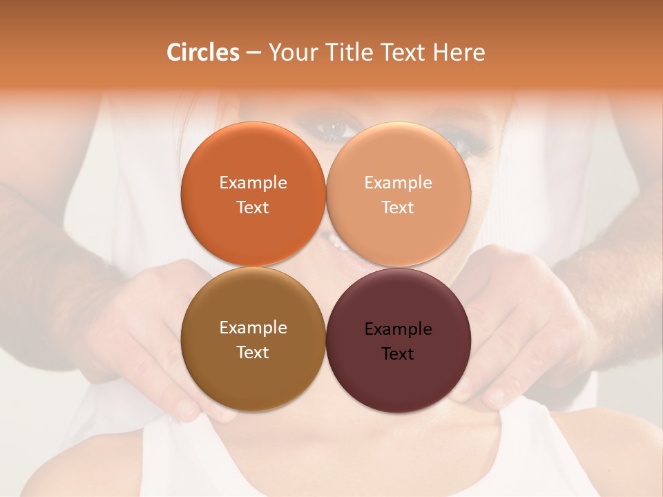 Comfort Back Woman PowerPoint Template