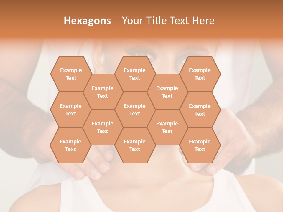 Comfort Back Woman PowerPoint Template