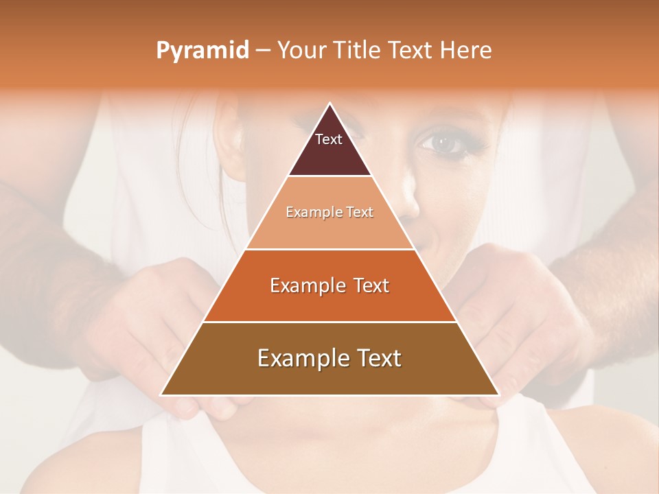 Comfort Back Woman PowerPoint Template