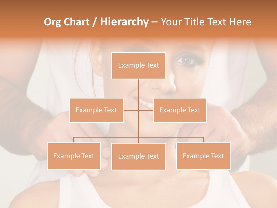 Comfort Back Woman PowerPoint Template