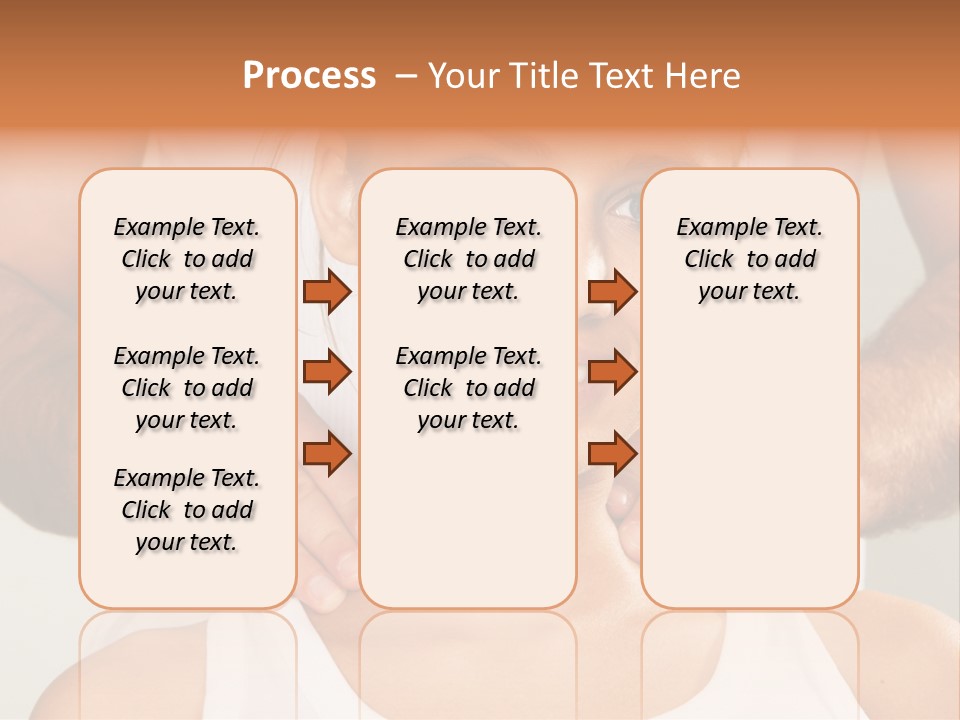 Comfort Back Woman PowerPoint Template