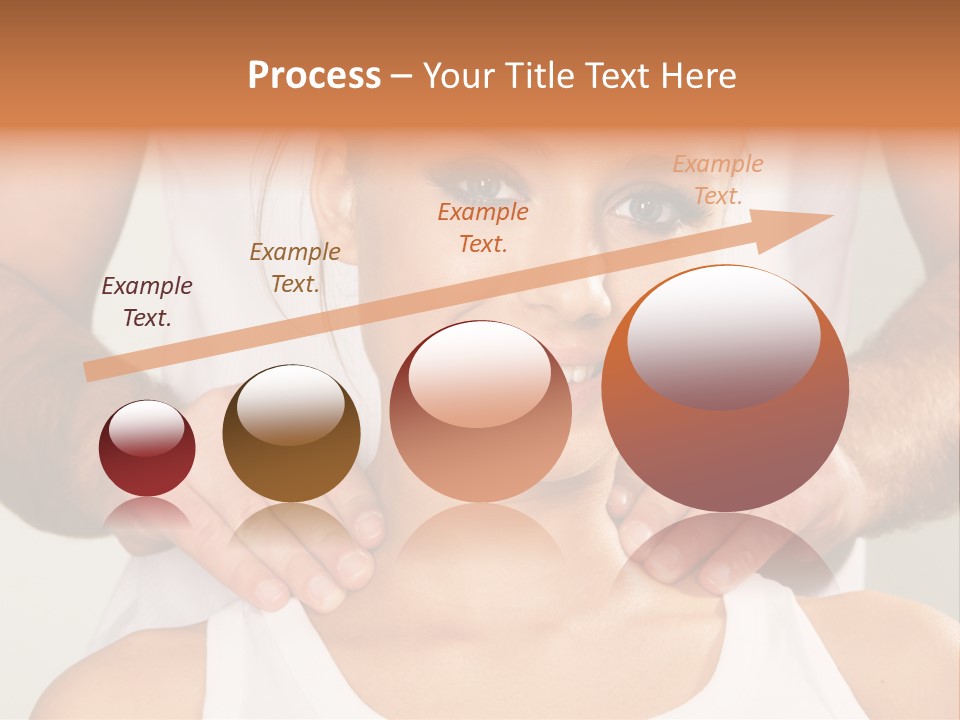 Comfort Back Woman PowerPoint Template