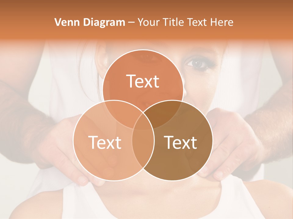 Comfort Back Woman PowerPoint Template