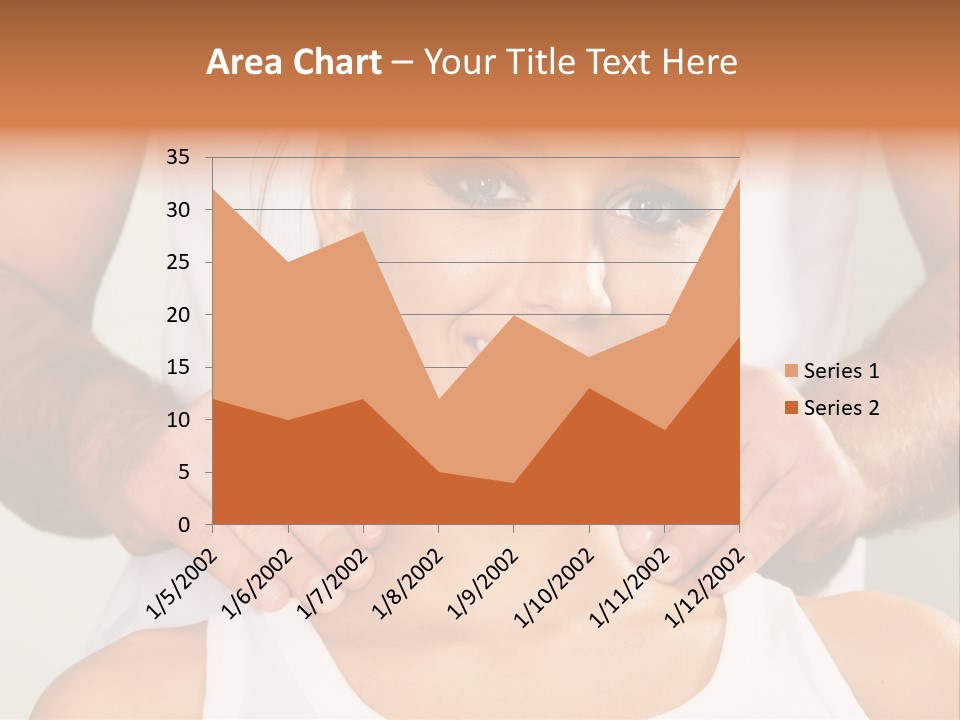 Comfort Back Woman PowerPoint Template