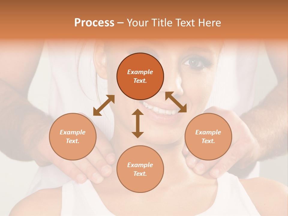 Comfort Back Woman PowerPoint Template