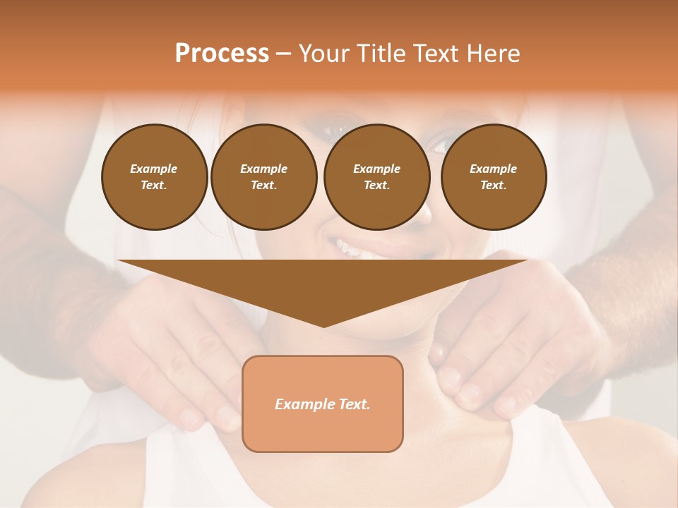 Comfort Back Woman PowerPoint Template