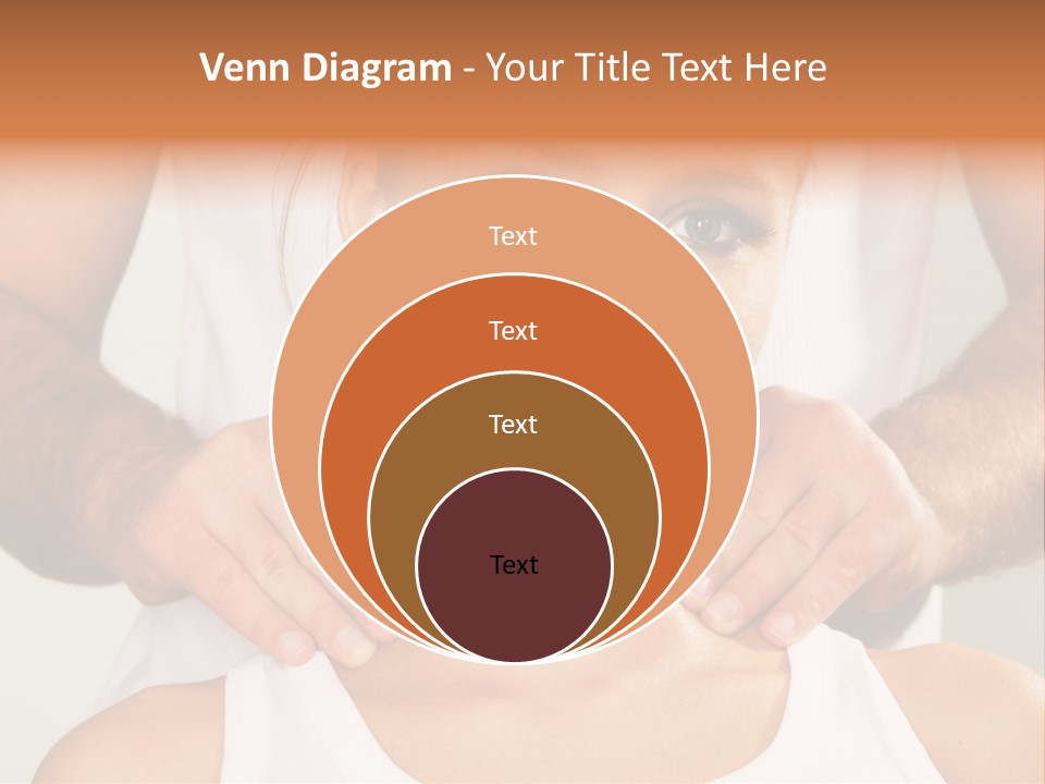 Comfort Back Woman PowerPoint Template