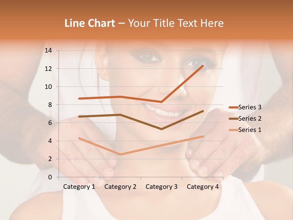 Comfort Back Woman PowerPoint Template