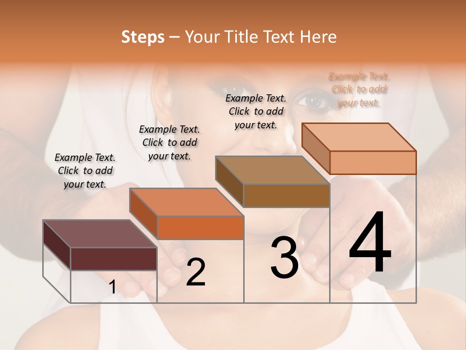 Comfort Back Woman PowerPoint Template
