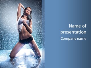 Splash Girl PowerPoint Template