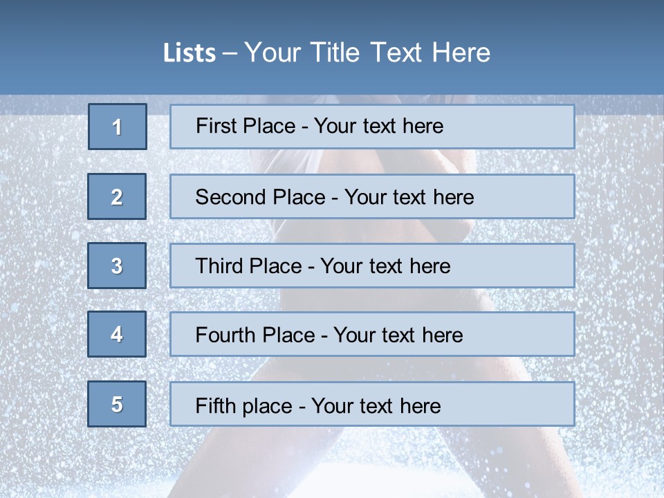 Splash Girl PowerPoint Template