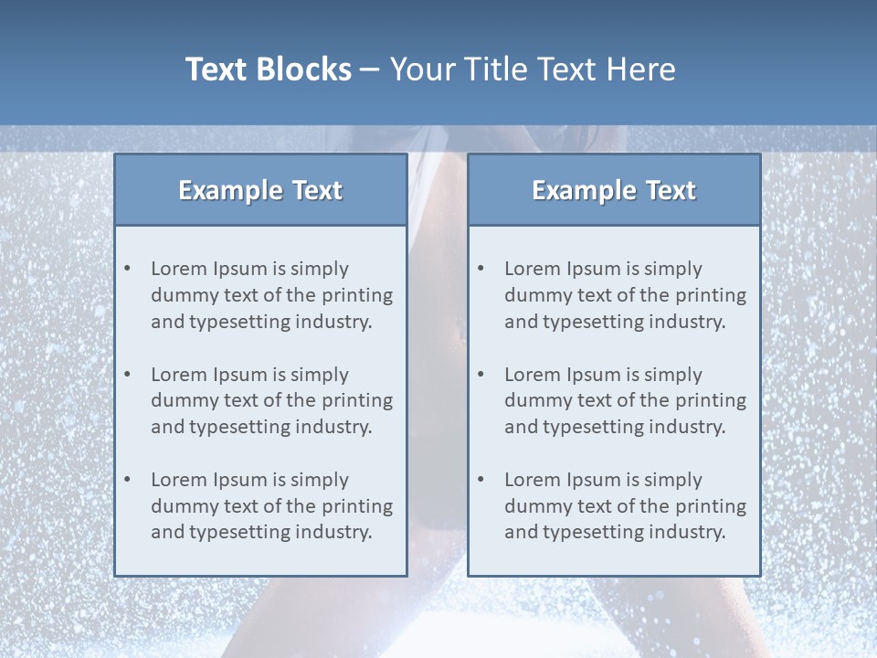 Splash Girl PowerPoint Template