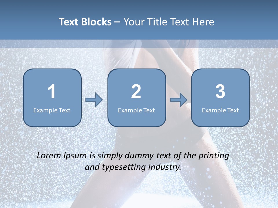 Splash Girl PowerPoint Template