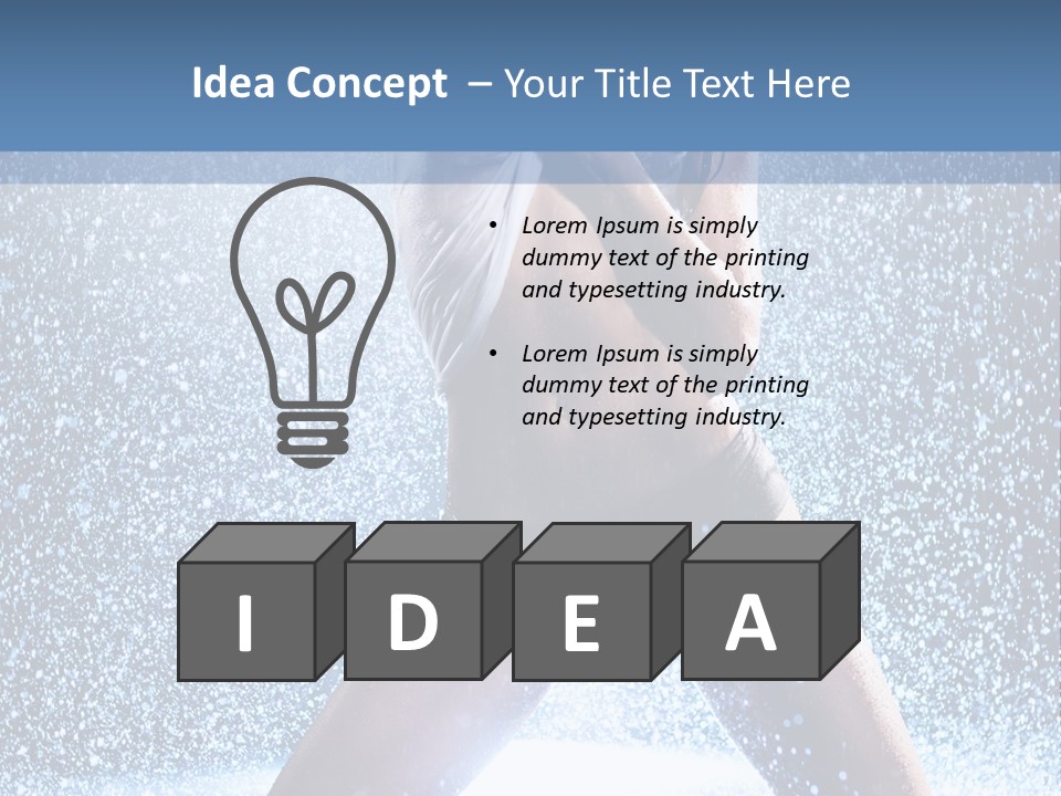 Splash Girl PowerPoint Template