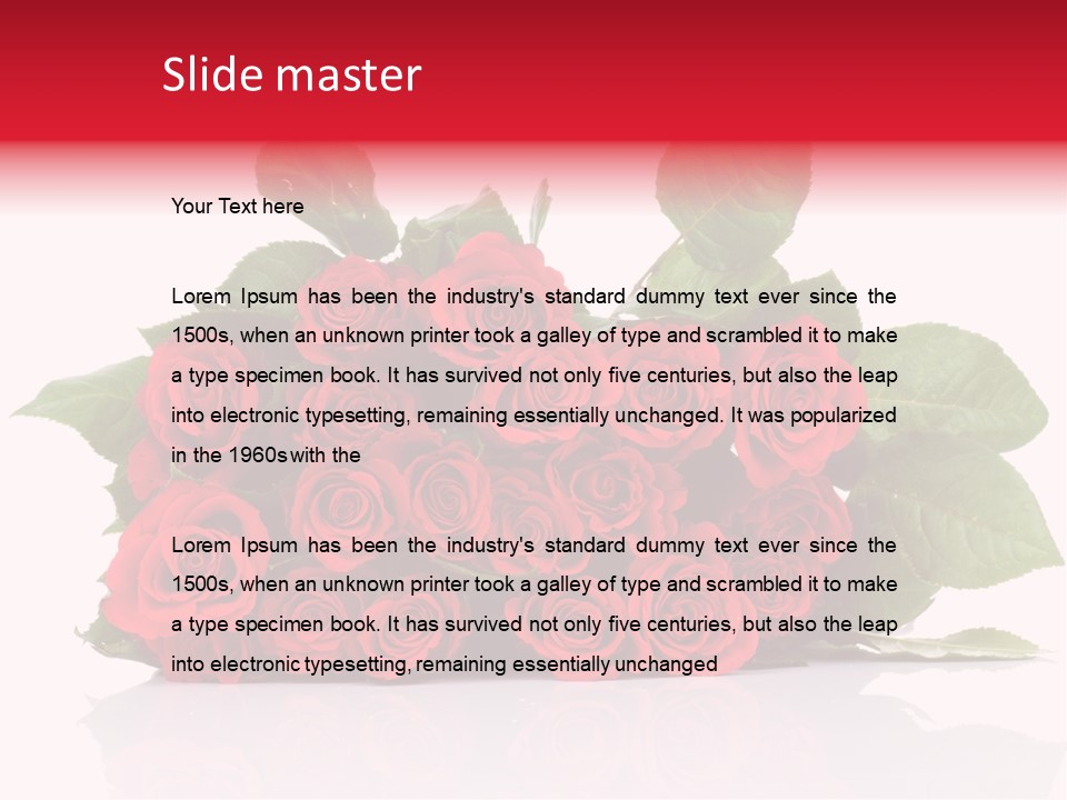 Reflection Botanical Celebrate PowerPoint Template