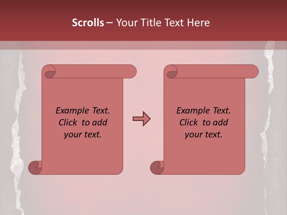 Break Background Frame PowerPoint Template