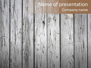 Wooden Boards PowerPoint Template