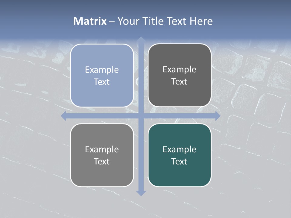 Alligator Dark Pattern PowerPoint Template