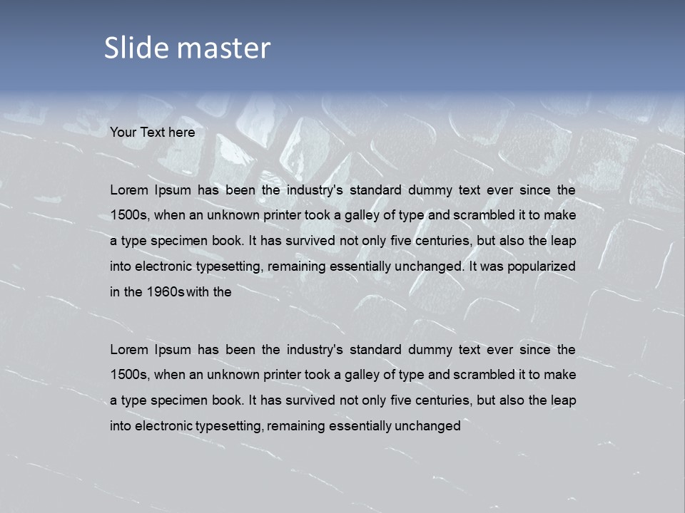 Alligator Dark Pattern PowerPoint Template