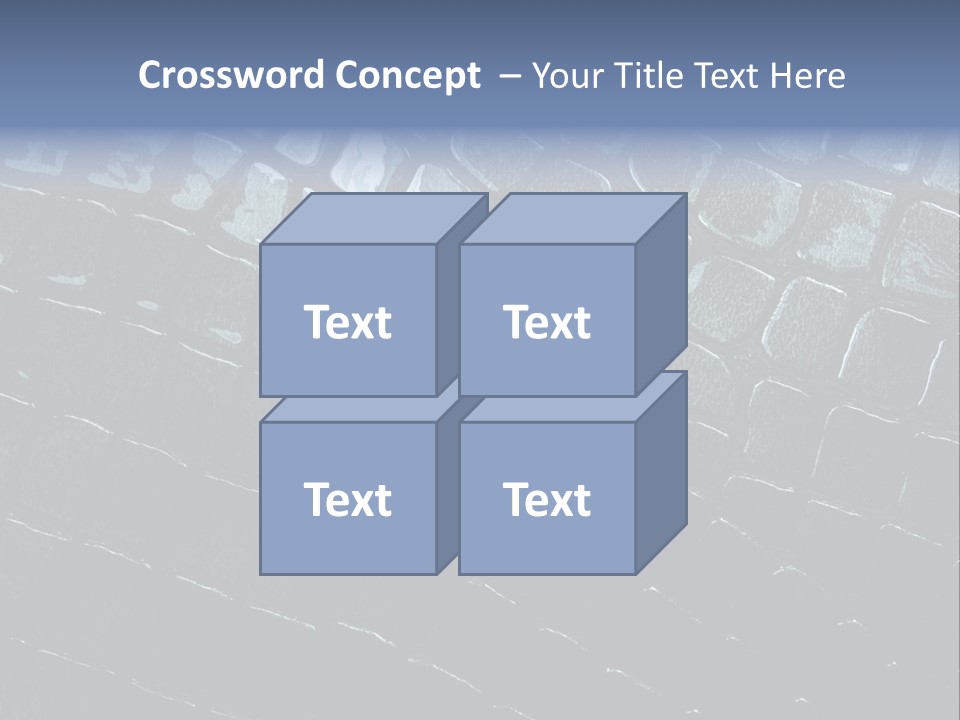 Alligator Dark Pattern PowerPoint Template