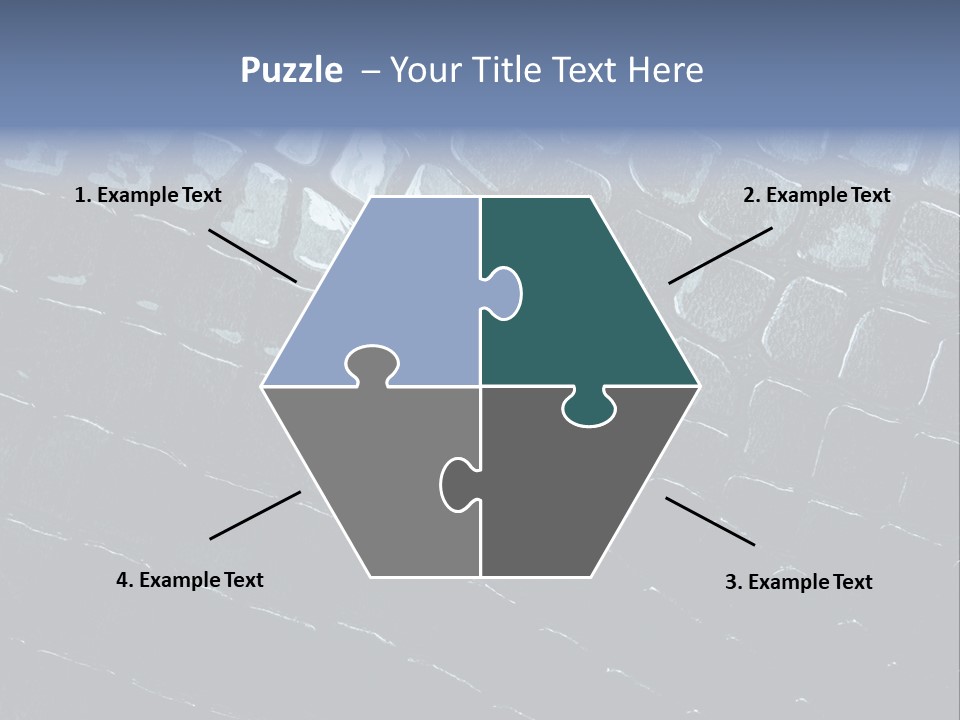 Alligator Dark Pattern PowerPoint Template