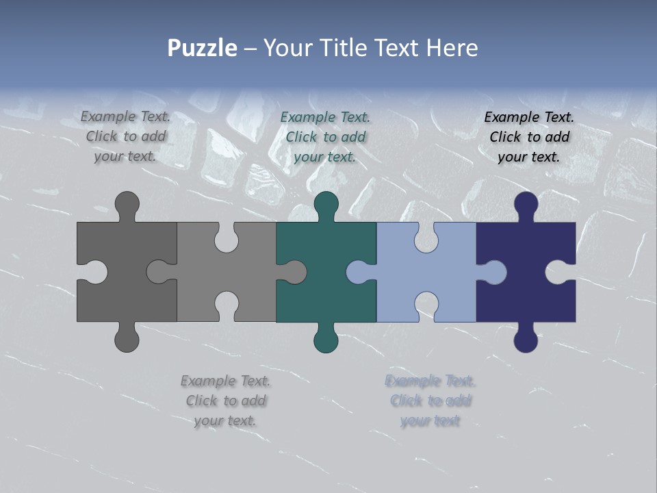 Alligator Dark Pattern PowerPoint Template