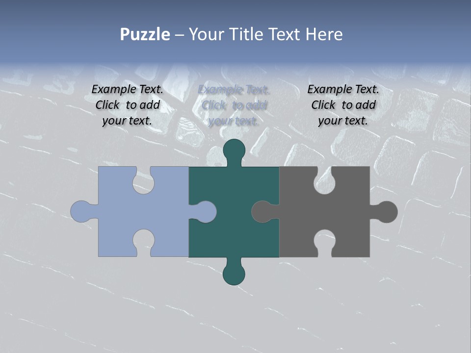 Alligator Dark Pattern PowerPoint Template