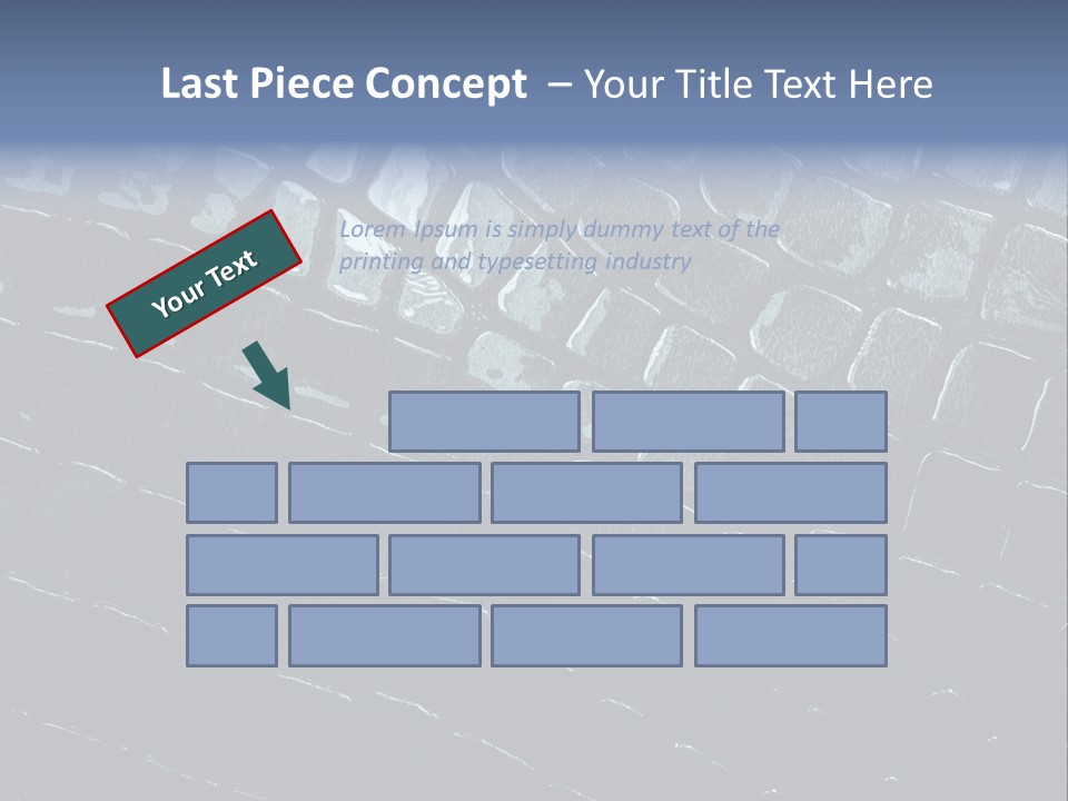 Alligator Dark Pattern PowerPoint Template
