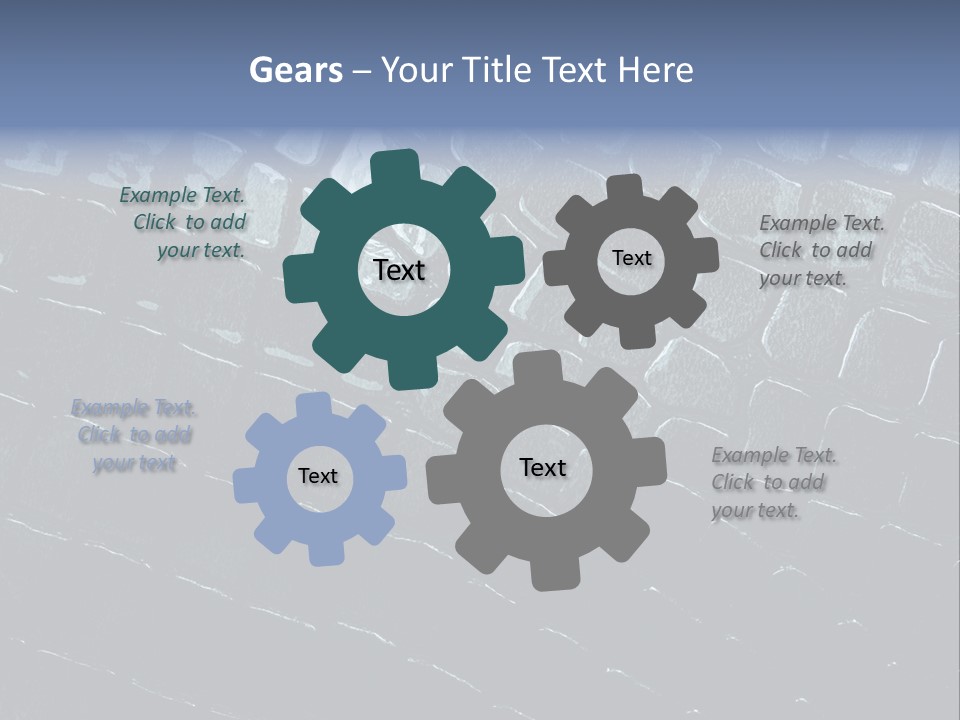 Alligator Dark Pattern PowerPoint Template