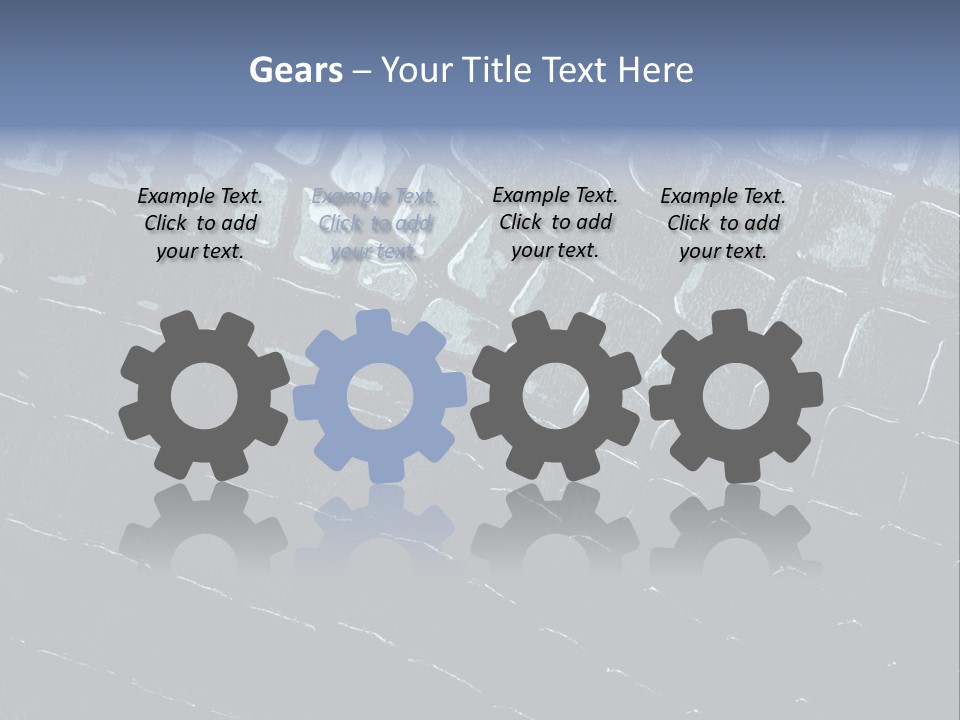 Alligator Dark Pattern PowerPoint Template