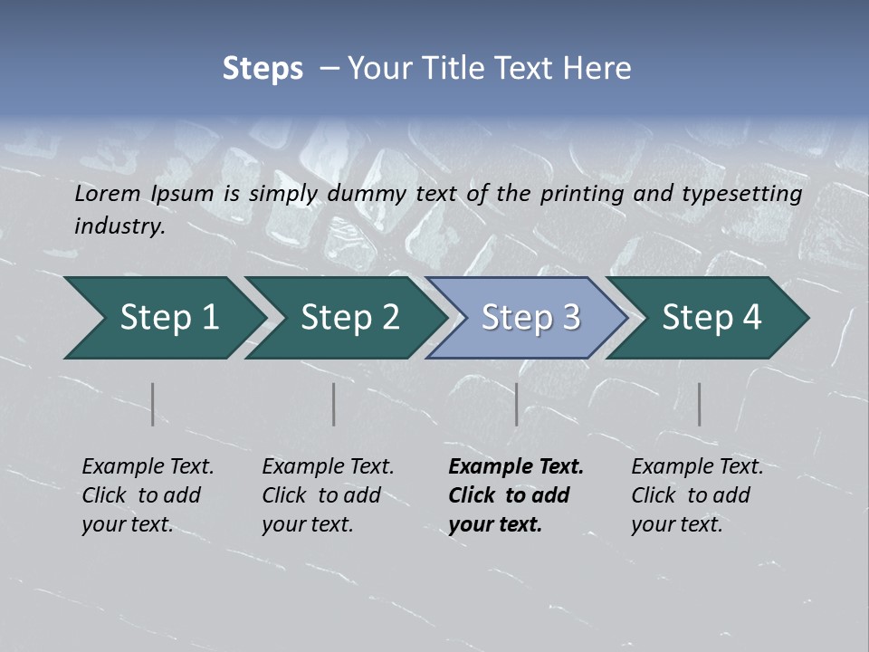 Alligator Dark Pattern PowerPoint Template