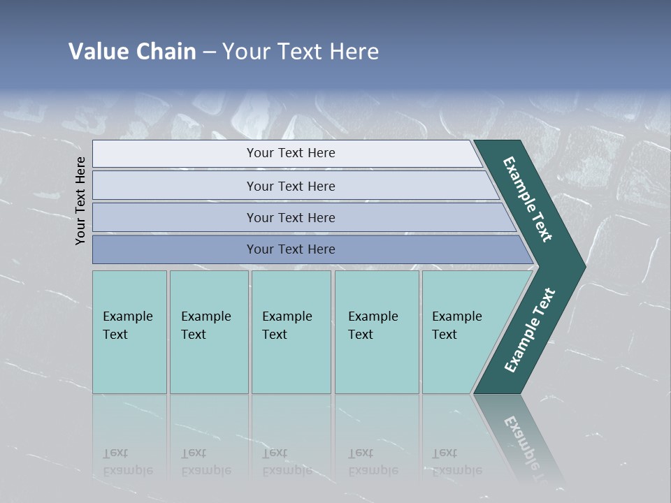 Alligator Dark Pattern PowerPoint Template
