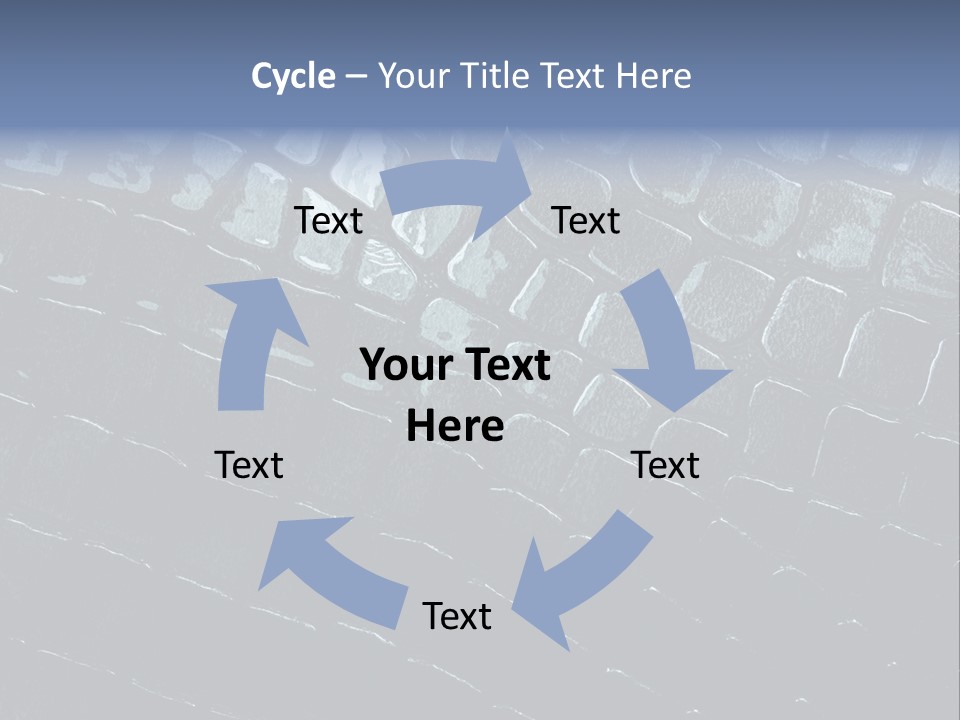 Alligator Dark Pattern PowerPoint Template