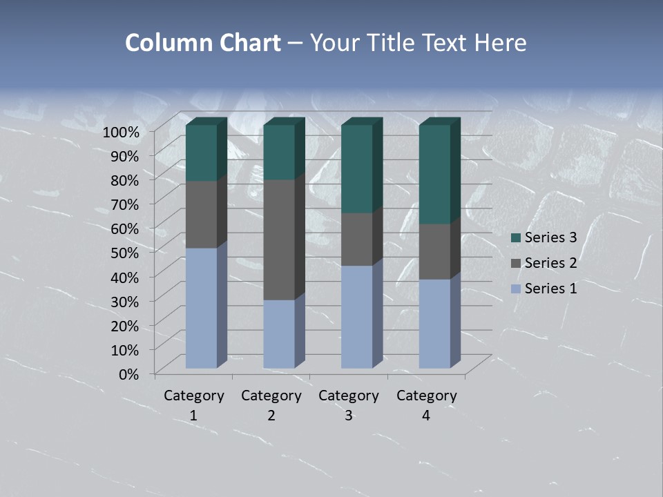 Alligator Dark Pattern PowerPoint Template